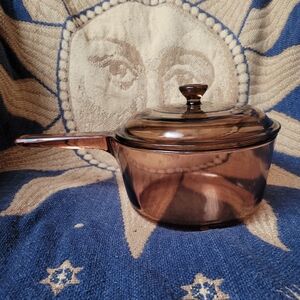 Corning Visionware Amber Pyrex 1.5 Litre Pan